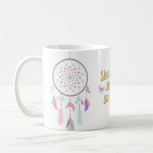 彼女は彼女をできました信じました従って彼女は、マグ コーヒーマグカップ (左)