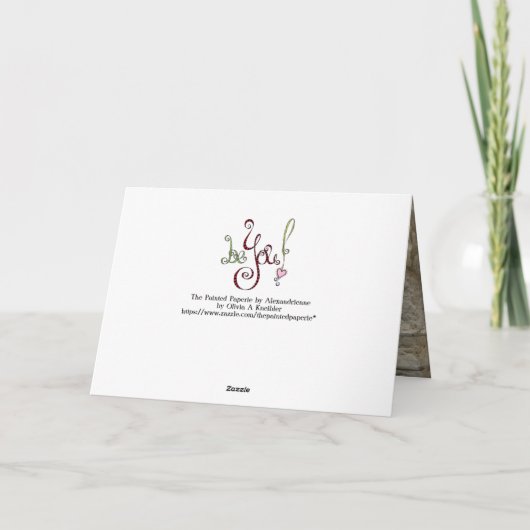 彼女は彼女をできました信じ、従って彼女は梳きました カード (裏面)