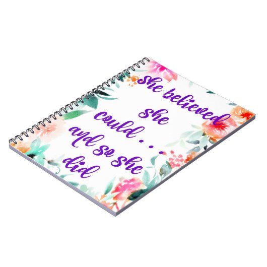 "彼女は彼女を日誌に記すことができます"/芸術ジャーナル信じました ノートブック (左側)