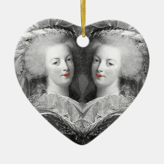 彼女は彼女慰めだけでした セラミックオーナメント (正面)