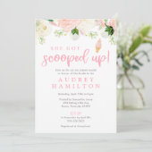 彼女は得アイスクリームブライダルシャワーをすくった 招待状 (スタンド正面)