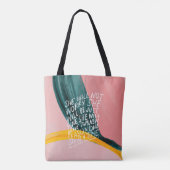 彼女は心配しない、彼女は単なる素晴らし トートバッグ (裏面)