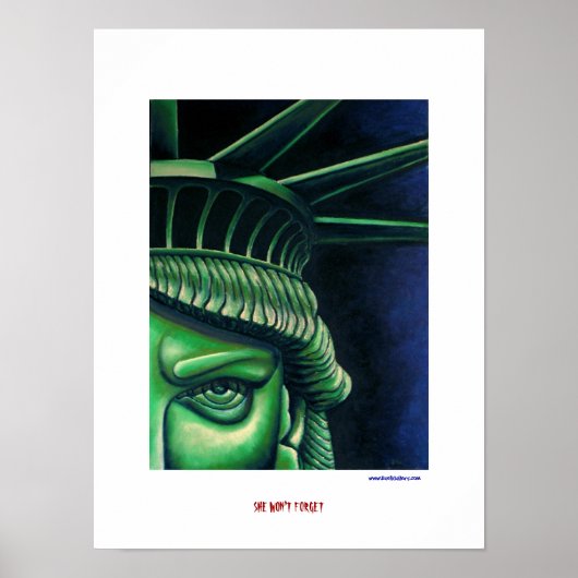 彼女は忘れない-プリント ポスター (正面)