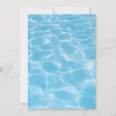 彼女は恋人のブライダルシャワーの招待状を見つけた 招待状 (裏面)