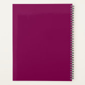 彼女は恐れを知らない箴言31:25フローラ蝶 プランナー手帳 (裏面)