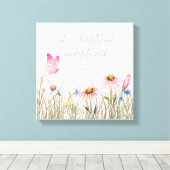 彼女は恐ろしく素晴らしく作られている – 子供部屋 キャンバスプリント (インサイチュ (ウッドフロア))