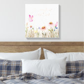 彼女は恐ろしく素晴らしく作られている – 子供部屋 キャンバスプリント (インサイチュ (寝室))