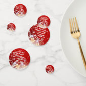 彼女は息子のパーティー紙吹雪クリスマスを持つ コンフェッティ (グループ)