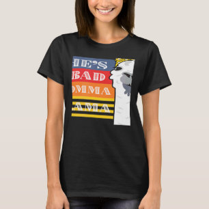 彼女は悪いママラマ女性のための動物レトロ2 Tシャツ