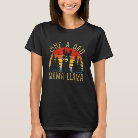 彼女は悪いママ・ラマだ Tシャツ (正面)