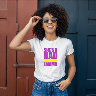 彼女は悪いママJammaレトロ Tシャツ