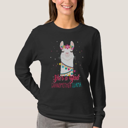彼女は悪い祖母ラマ母 Tシャツ (正面)