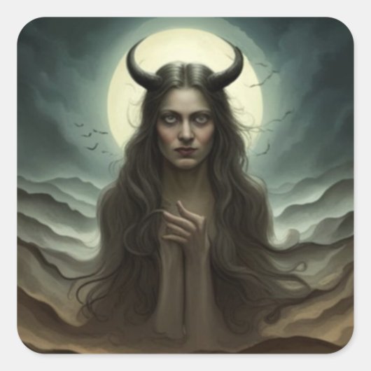 彼女は悪魔のシール スクエアシール (正面)