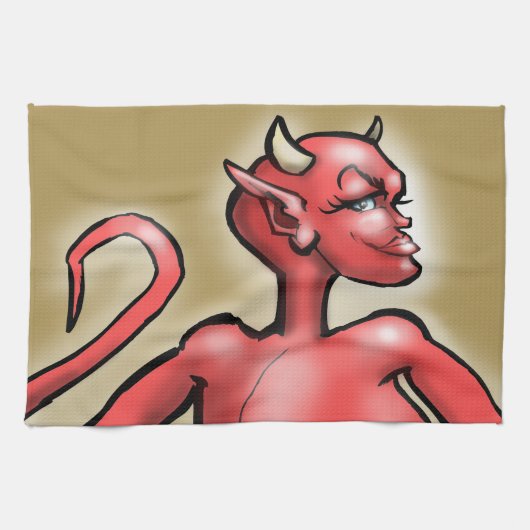彼女は悪魔 キッチンタオル (横)