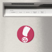 彼女は感嘆白のデザイン磁石 マグネット (インサイチュ (食洗機))