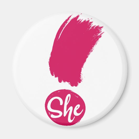 彼女は感嘆符を打つ磁石 マグネット (正面)