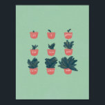 「彼女は成長が遅く着実に続いていることに感謝している」 ポスター<br><div class="desc">モルガン・ハーパー・ニコルズによる言葉とイラストレーション</div>