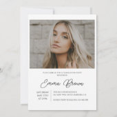 彼女は招待状を卒業した 招待状 (裏面)