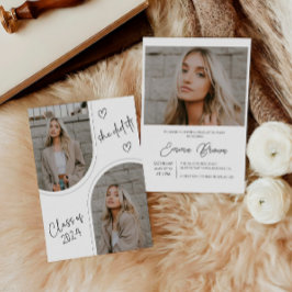 彼女は招待状を卒業した 招待状