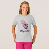 彼女は撮影し、彼女はTAGLESS® Tシャツをスコア Tシャツ (正面フル)