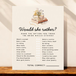 彼女は新しい章が始まるかブライダルシャワー