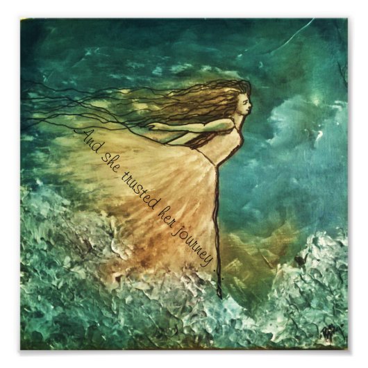 彼女は旅を信じた… フォトプリント            (正面)