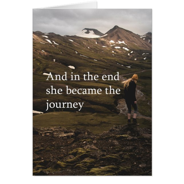 彼女は旅行になりました (正面)