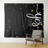 彼女は旗結婚式の写真ブースの背景幕の賛成しました タペストリー (インサイチュ(横))