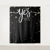 彼女は旗結婚式の写真ブースの背景幕の賛成しました タペストリー (正面)