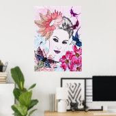 彼女は日に照って昇る ポスター (ホームオフィス)