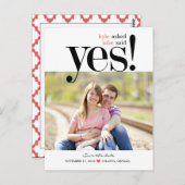 彼女は日付はがきを保存YESと言った ポストカード (正面/裏面)