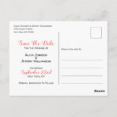 彼女は日付を除いてYesを非公式に言った ポストカード (裏面)