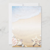 彼女は星型の魚の結婚前お祝いゲームカードを選ぶだろうか 招待状 (裏面)