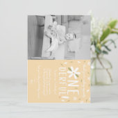 彼女は最初の誕生日サンキューカード 案内状 (スタンド正面)