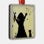 彼女は月の魔法の夢を見ます メタルオーナメント (右)