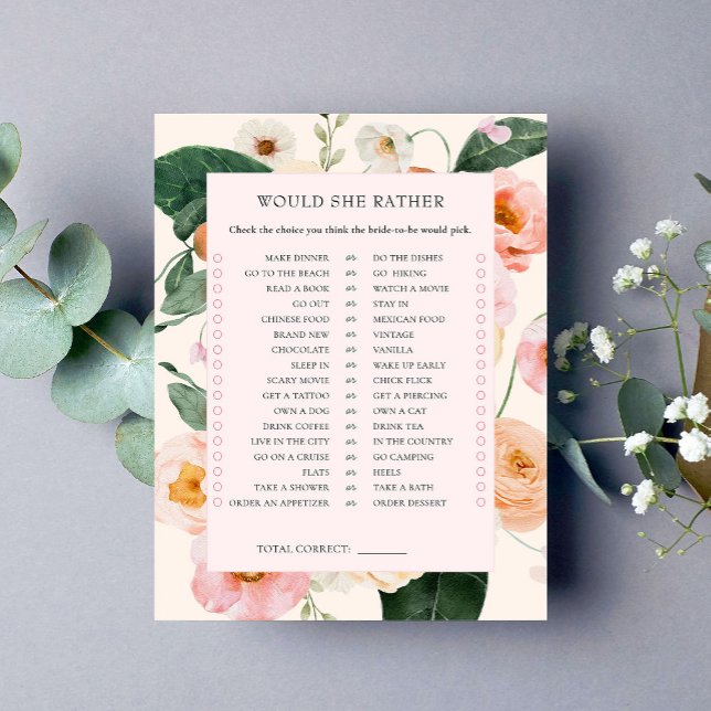 彼女は望む |ピンクピーチフローラブライダルシャワー (クリエイターアップロード済み)