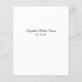 彼女は望む |ブライダルシャワーミニマルゲーム (裏面)