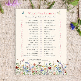 彼女は望む |ボホワイルドフラワーズブライダルシャワー