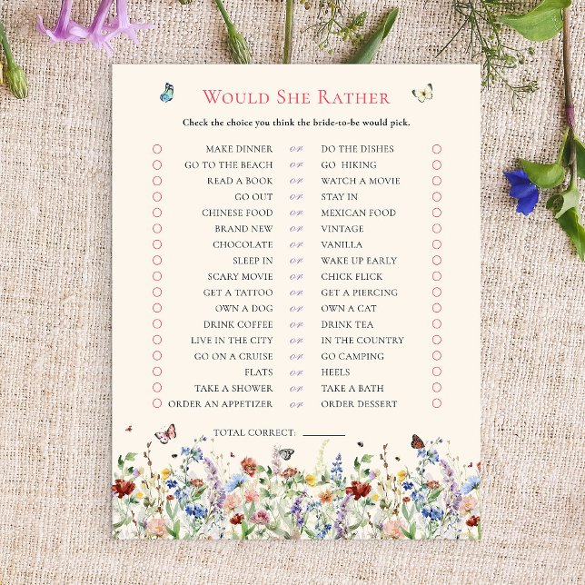 彼女は望む |ボホワイルドフラワーズブライダルシャワー (クリエイターアップロード済み)