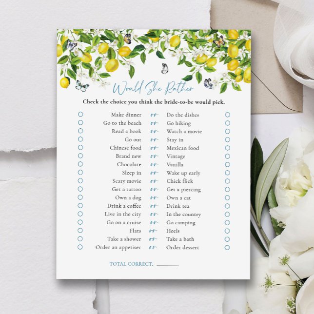 彼女は望む | Lemon Citrusブライダルシャワー (クリエイターアップロード済み)