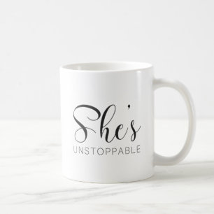 彼女は止められないです コーヒーマグカップ