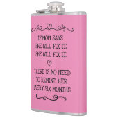 彼女は母のジョークおもしろいを直す フラスク (左)