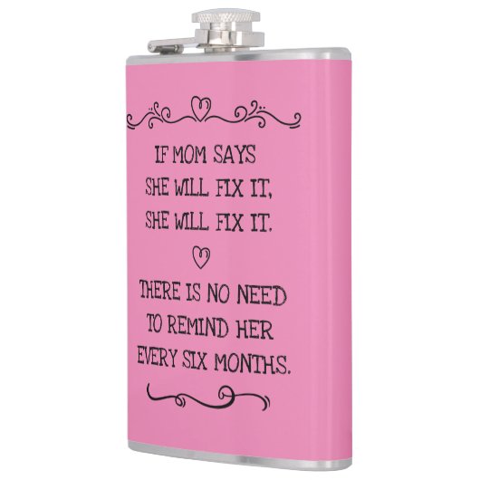 彼女は母のジョークおもしろいを直す フラスク (左)