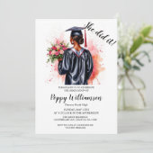 彼女は水彩卒業招待状をした 招待状 (スタンド正面)