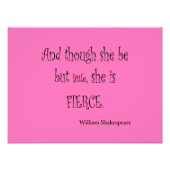 彼女は沙翁|しゃおう=シェークスピア}の激しい引用文 フォトプリント            (正面)