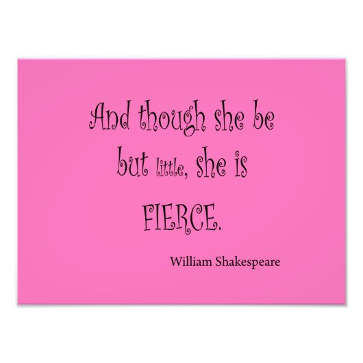 彼女は沙翁|しゃおう=シェークスピア}の激しい引用文 フォトプリント            (正面)