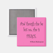 彼女は沙翁|しゃおう=シェークスピア}の激しい引用文 マグネット (正面/裏面)