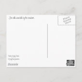 彼女は海岸で貝殻を売っている ポストカード (裏面)