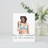 彼女は海岸で貝殻を売っている ポストカード (スタンド正面)