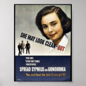 彼女は清潔に見えるかもしれないが – しかし ポスター (正面)